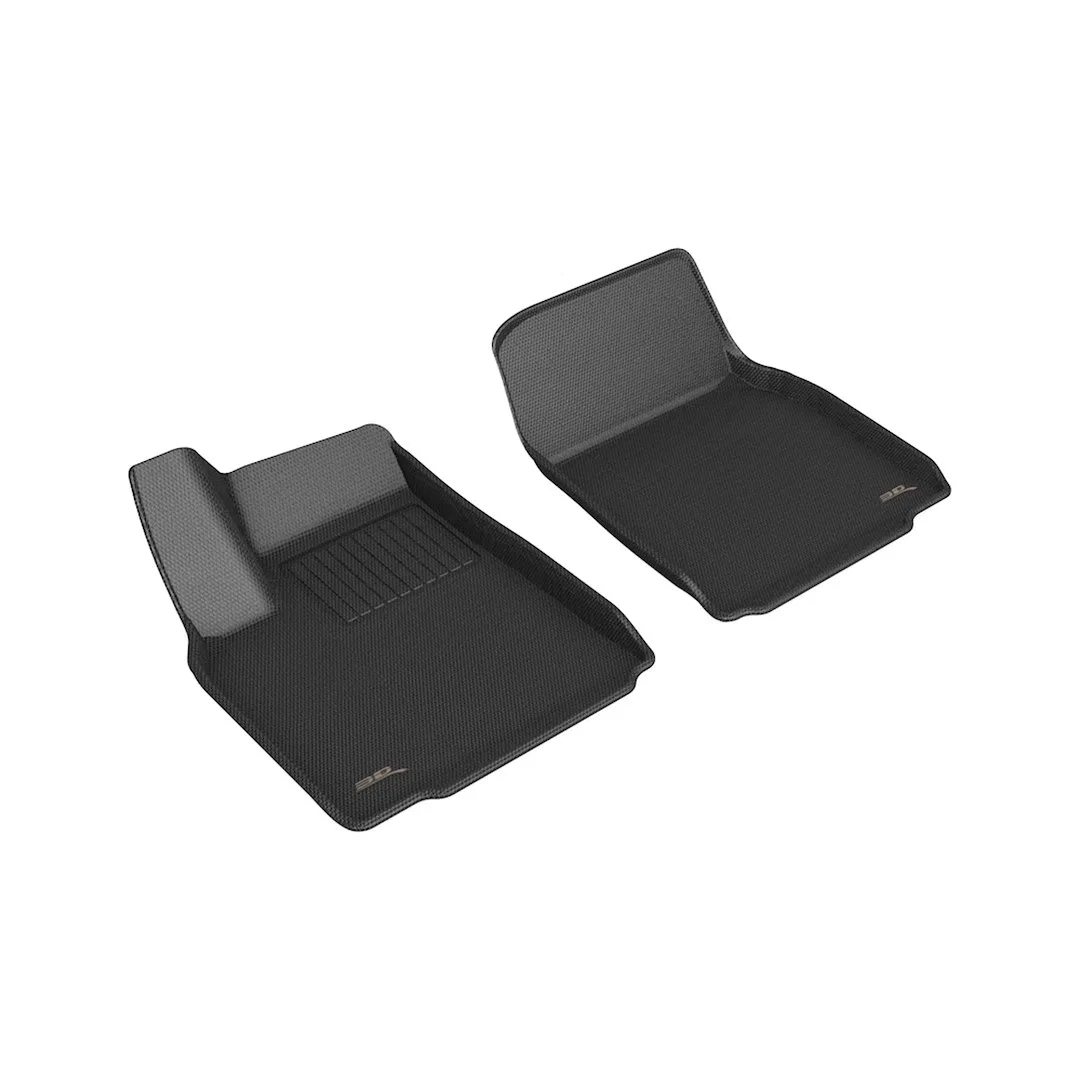 L1TL04311509 – 3D MATS/U-AC Floor Liner, Black Custom Fit Raised Edge Thermoplastic Rubber Of Carbon Fiber Texture 2 ...